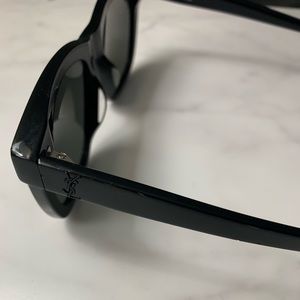 YSL black 55mm sunglasses